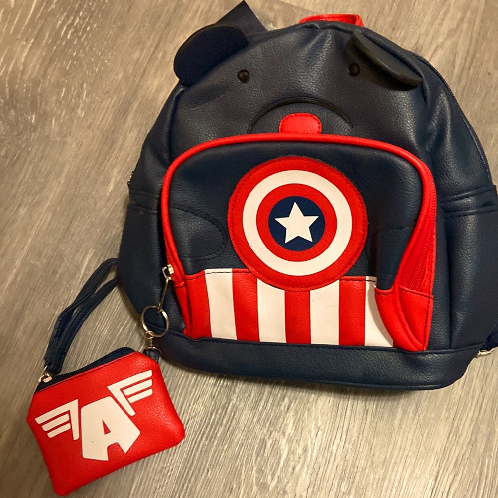 Captain America Teddy Bag